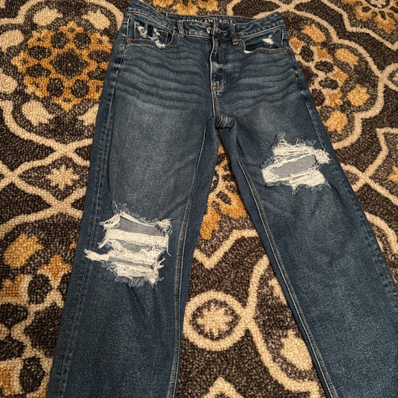 American Eagle mom straight jeans size 6 Regular - Picture 3 of 5